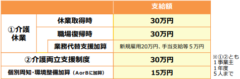 介護離職防止支援コース